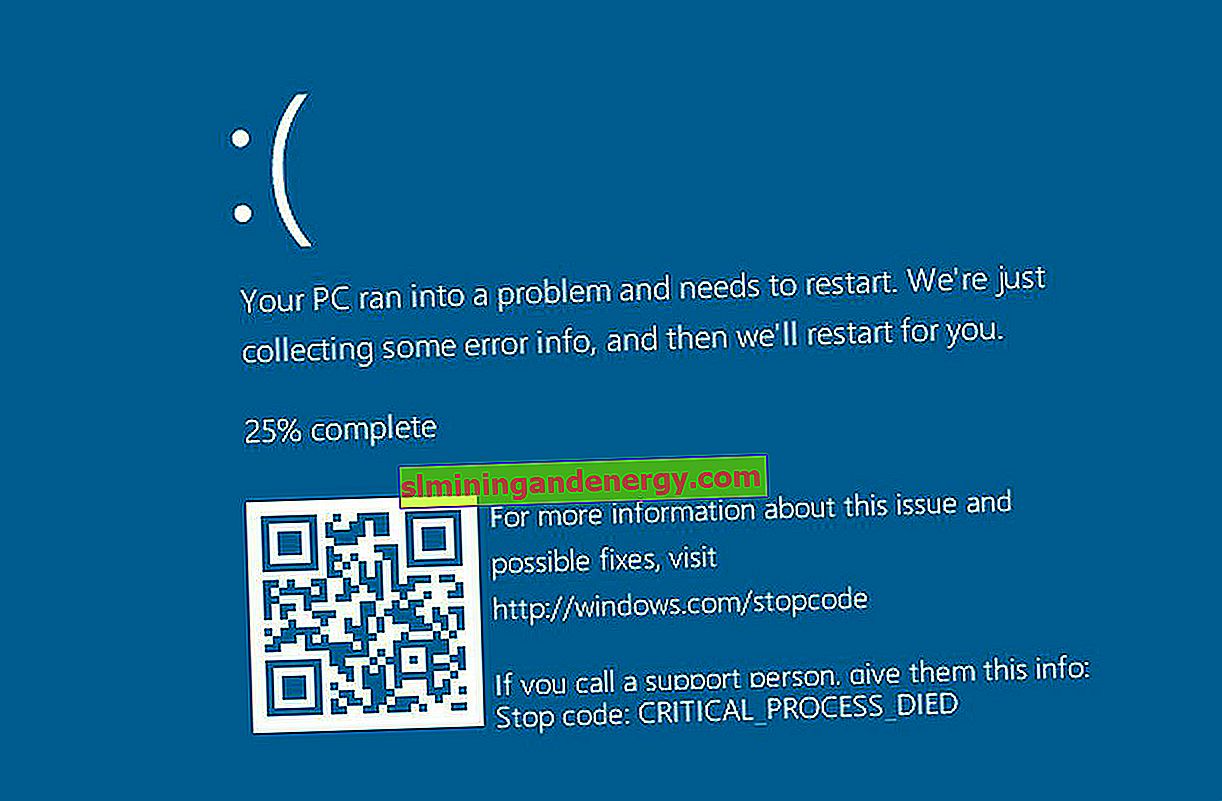 Napraw błąd WHEA_UNCORRECTABLE_ERROR w systemie Windows 10